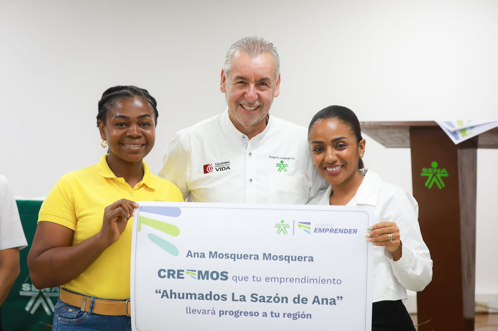 El SENA entregó reconocimiento a emprendedores del Chocó por su aporte al progreso del país